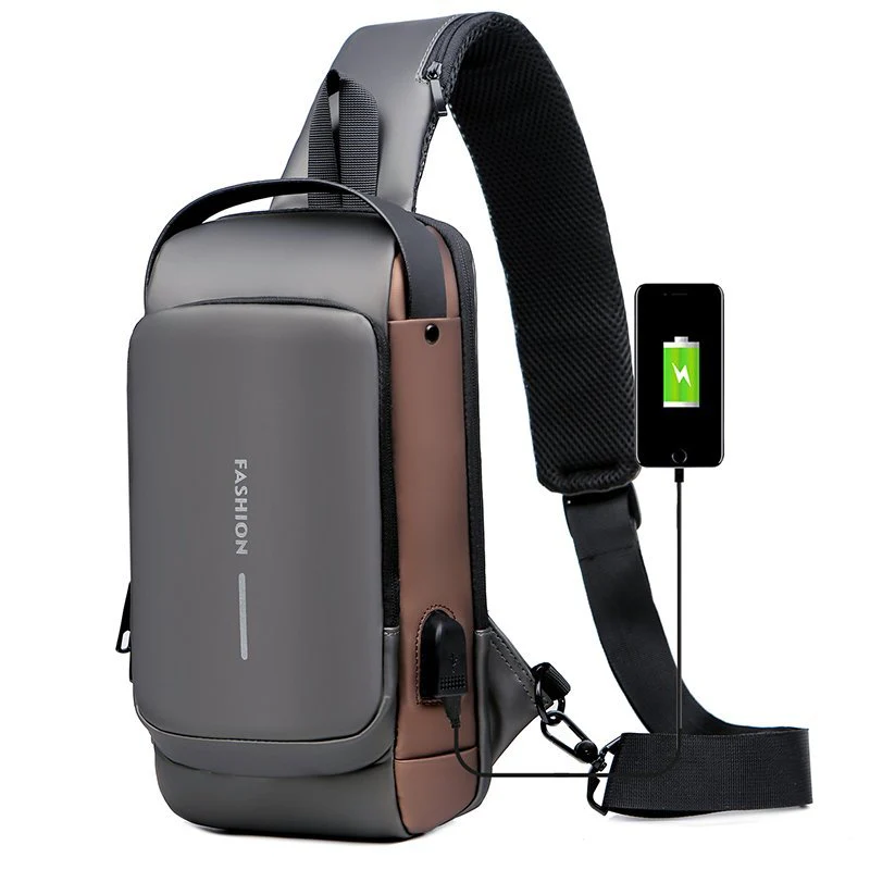 Crossbody Bag | Anti-theft Design | USB Charging Port | Water-repellent | SecureX - Image 9