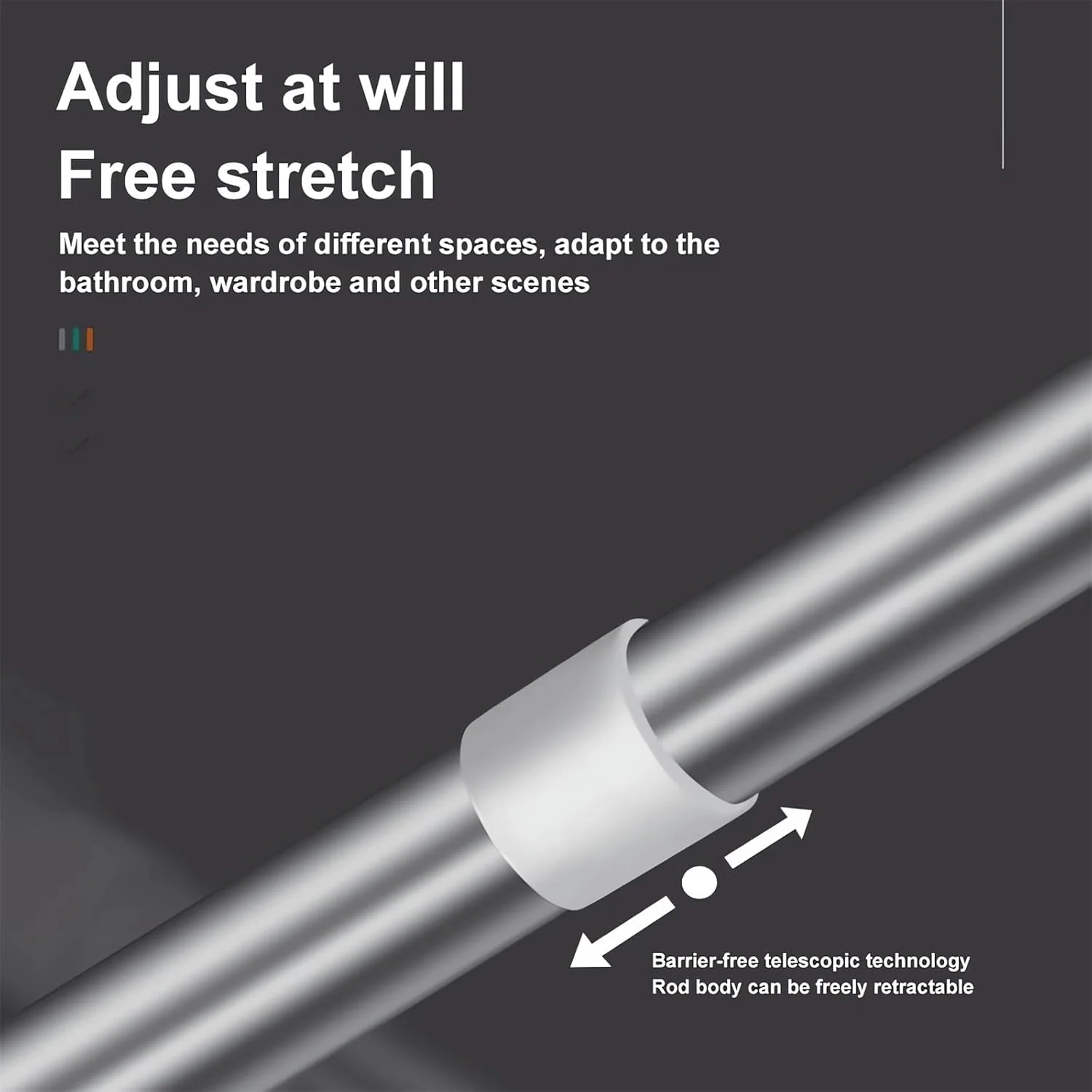 Curtain Rod | Tension Rod | Drill Free Strong Hold | FlexiMount - Image 4