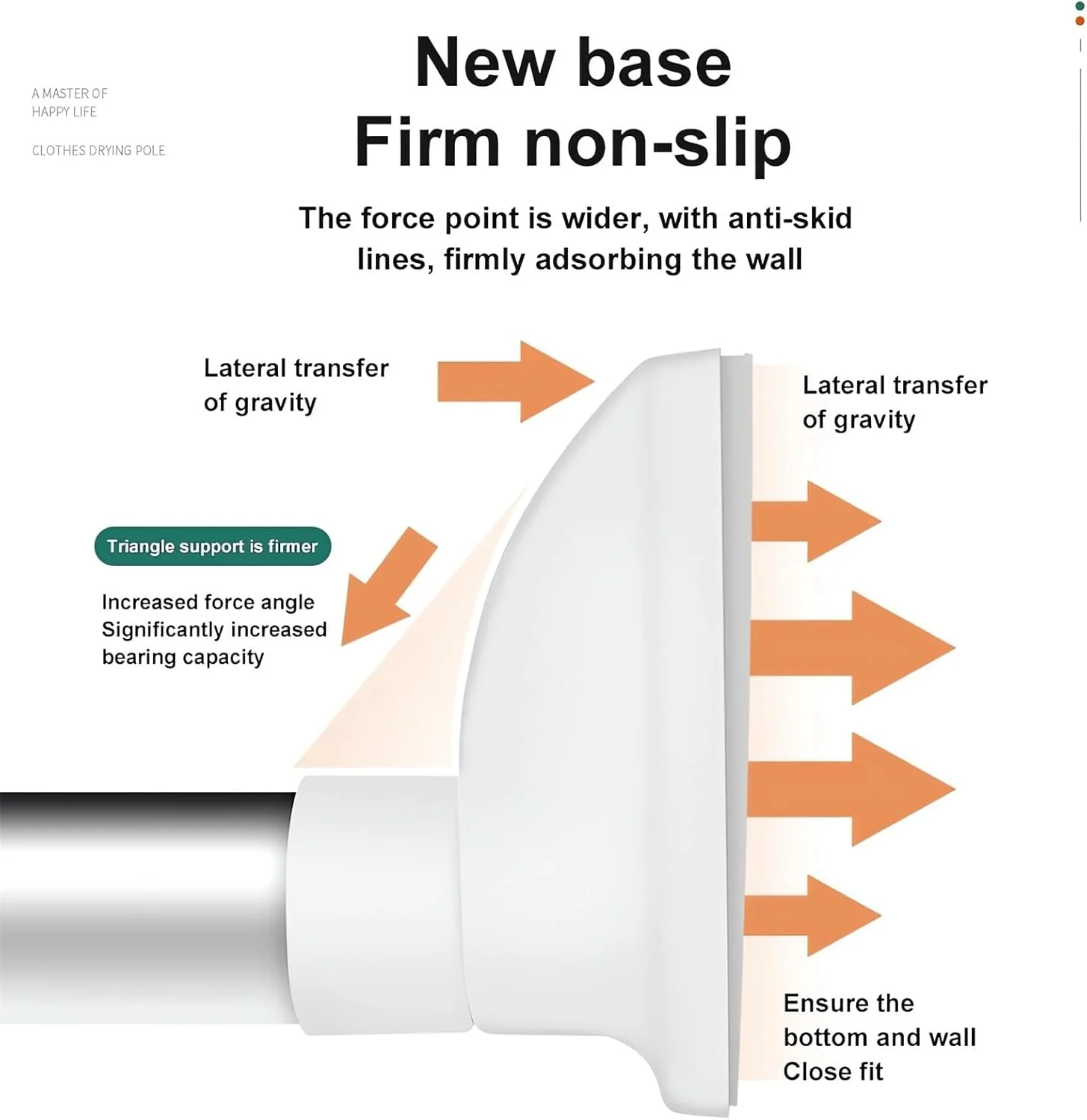 Curtain Rod | Tension Rod | Drill Free Strong Hold | FlexiMount - Image 5