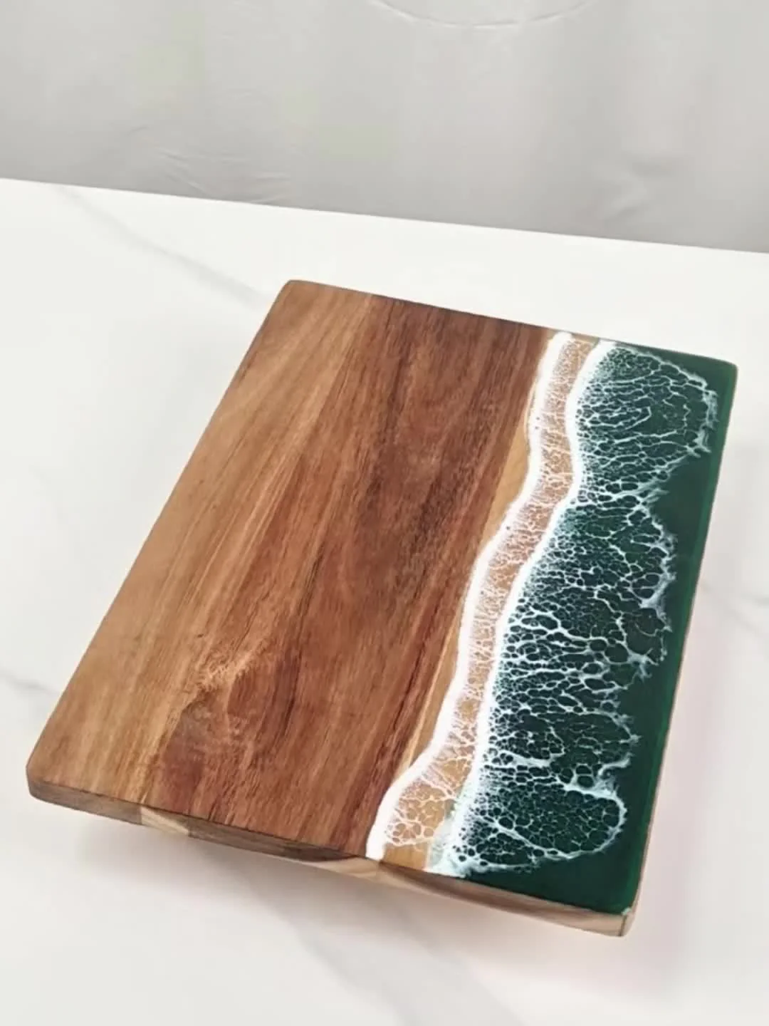 Cutting Board | Ocean Resin Design | Acacia Wood Serving Board | CoastCraft - Image 12