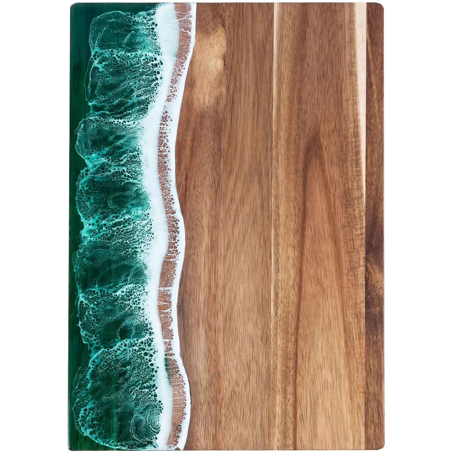 Cutting Board | Ocean Resin Design | Acacia Wood Serving Board | CoastCraft - Image 4
