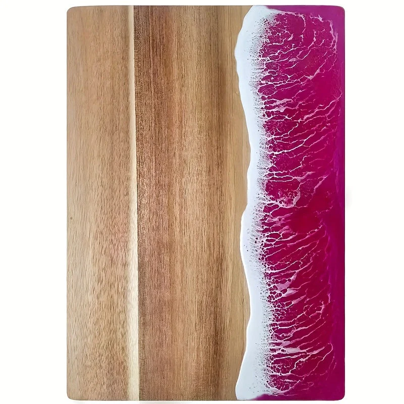 Cutting Board | Ocean Resin Design | Acacia Wood Serving Board | CoastCraft - Image 5