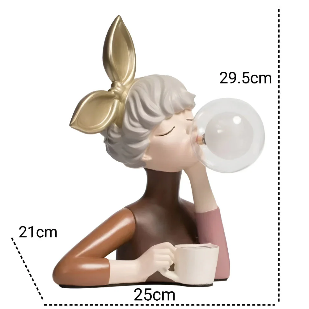 Decorative Girl Table Lamp | Whimsical Ambient Lighting | Lumella - Image 17
