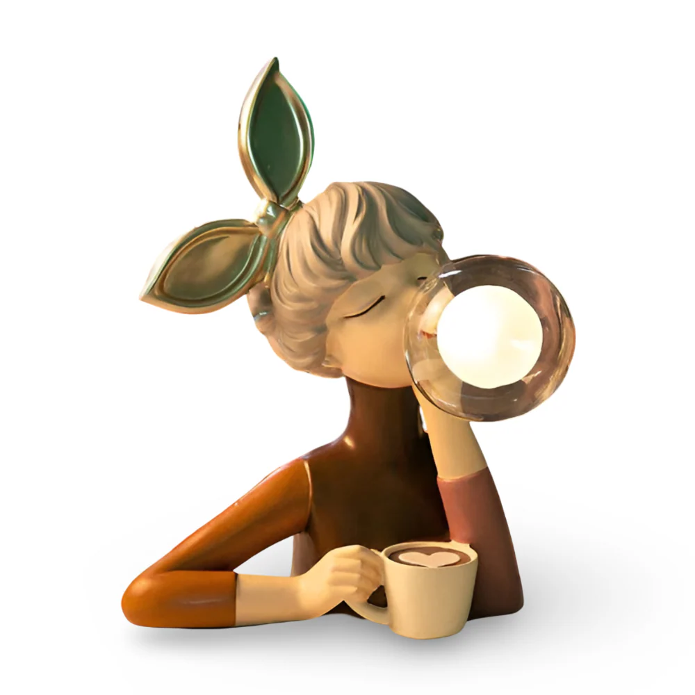 Decorative Girl Table Lamp | Whimsical Ambient Lighting | Lumella - Image 2