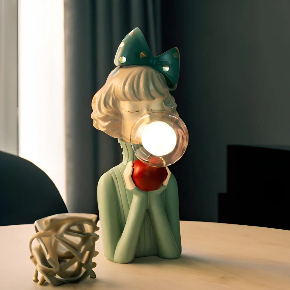 Decorative Girl Table Lamp | Whimsical Ambient Lighting | Lumella - Image 5
