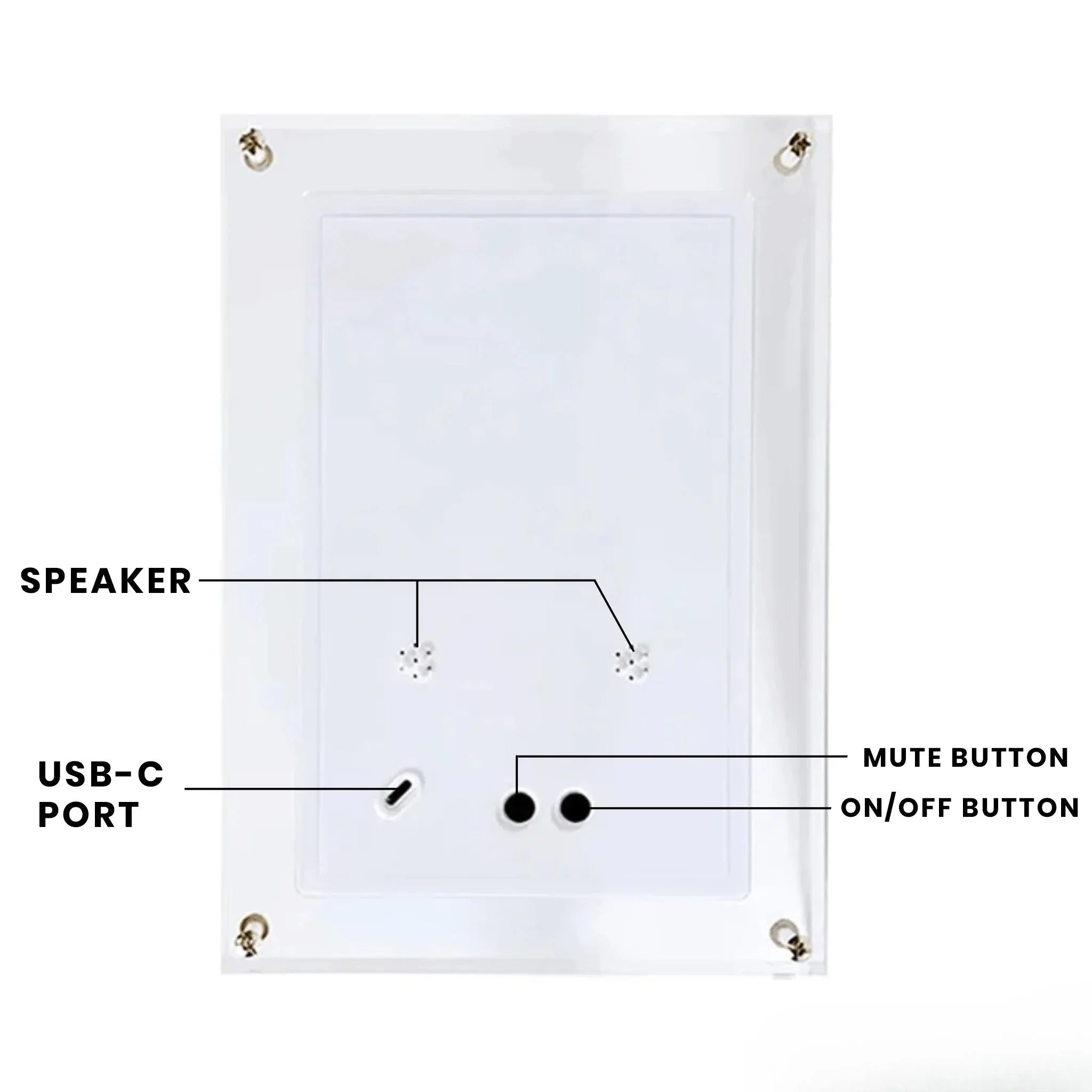 Digital Picture Frame | Rotatable Display | HD Video Playback | Modern Acrylic Design | FrameIt - Image 4