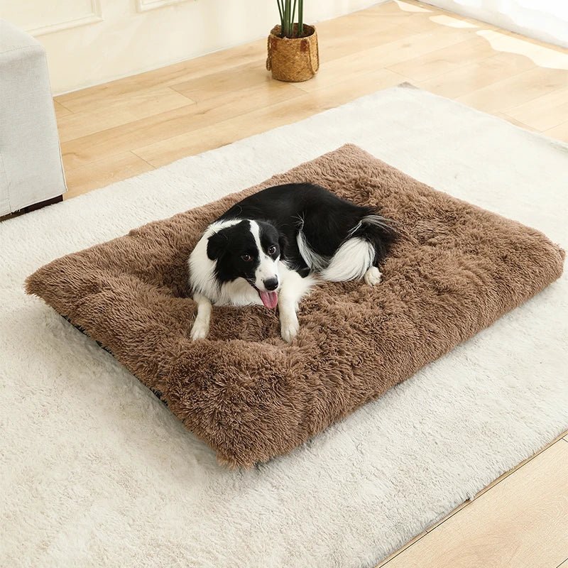 Dog bed | Extra soft rectangular plush bed | Breathable cotton cover | PawFluff - Image 10