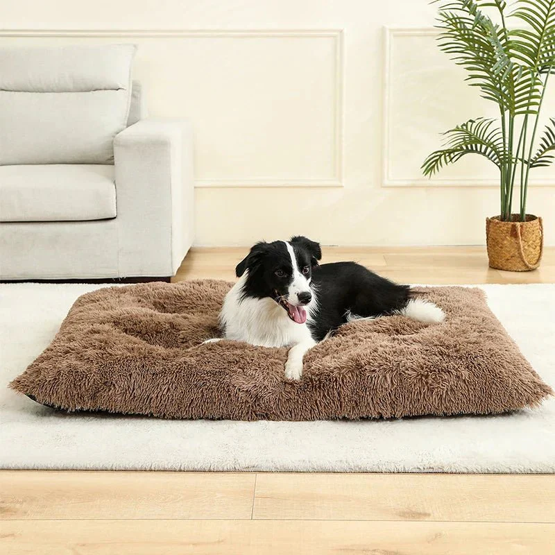 Dog bed | Extra soft rectangular plush bed | Breathable cotton cover | PawFluff - Image 7