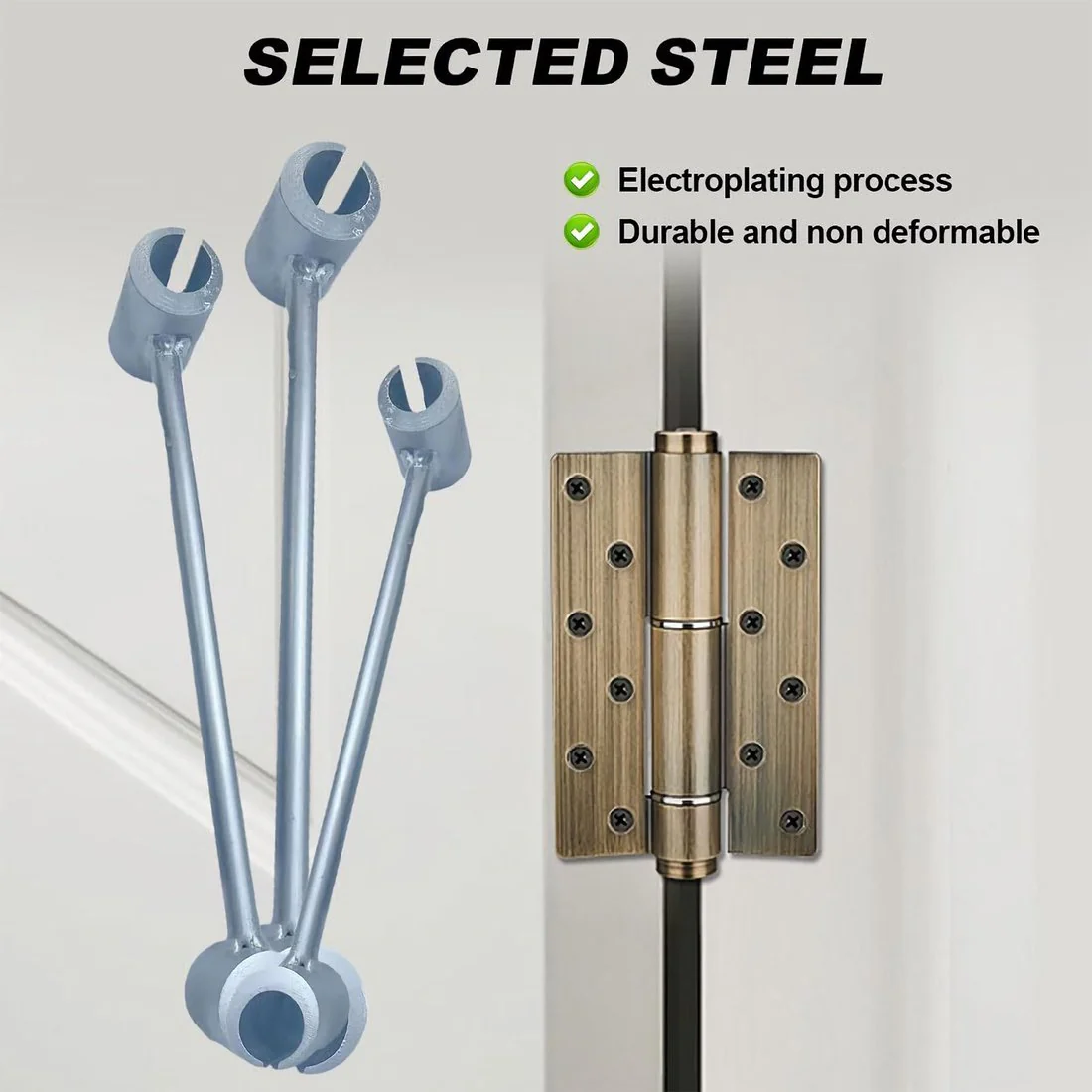 Door Hinge Repair Kit | Fix Sagging Doors Fast | Heavy Duty Steel | HingeMaster - Image 5