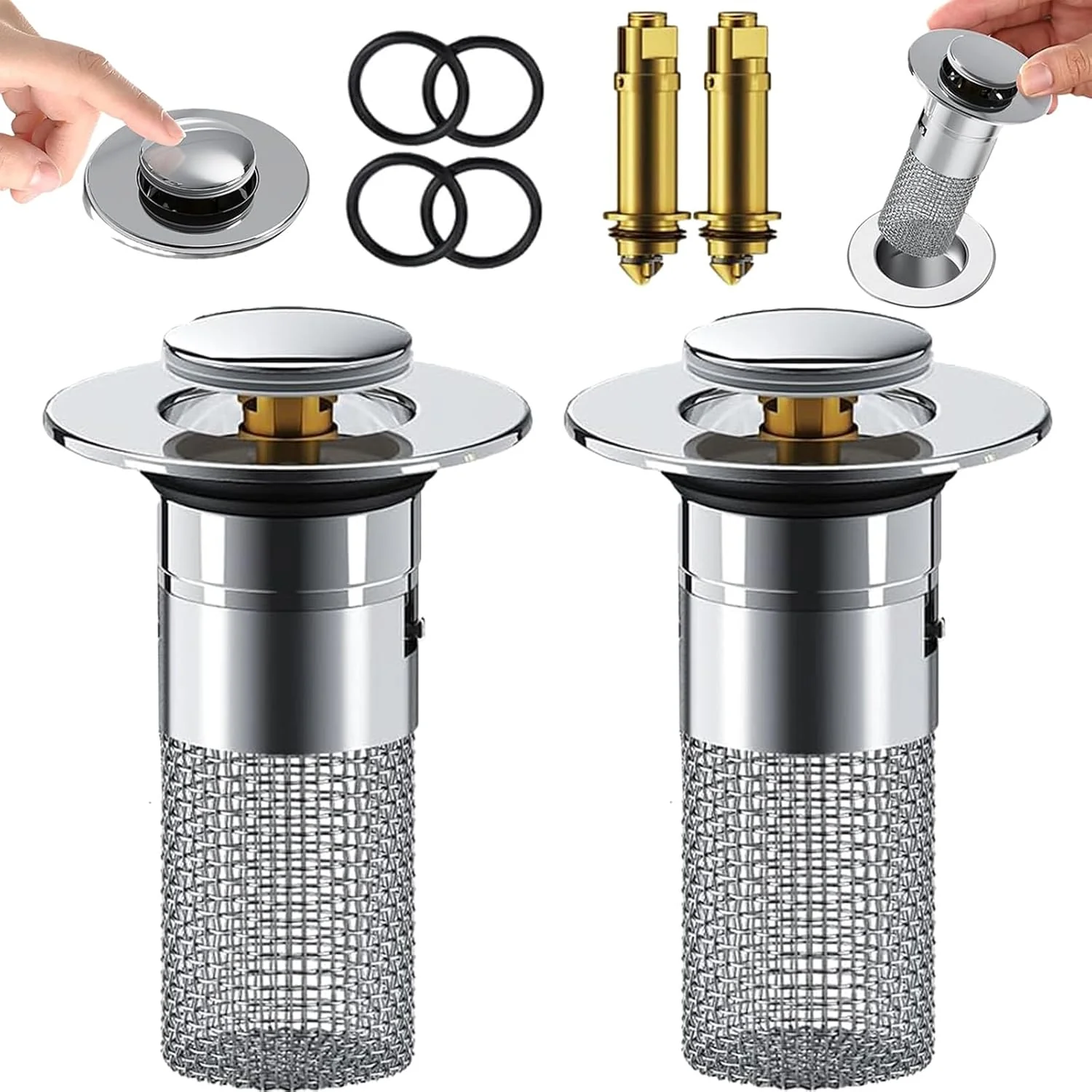 Drainage Plug | Clog-free stainless steel filter | FilterPro