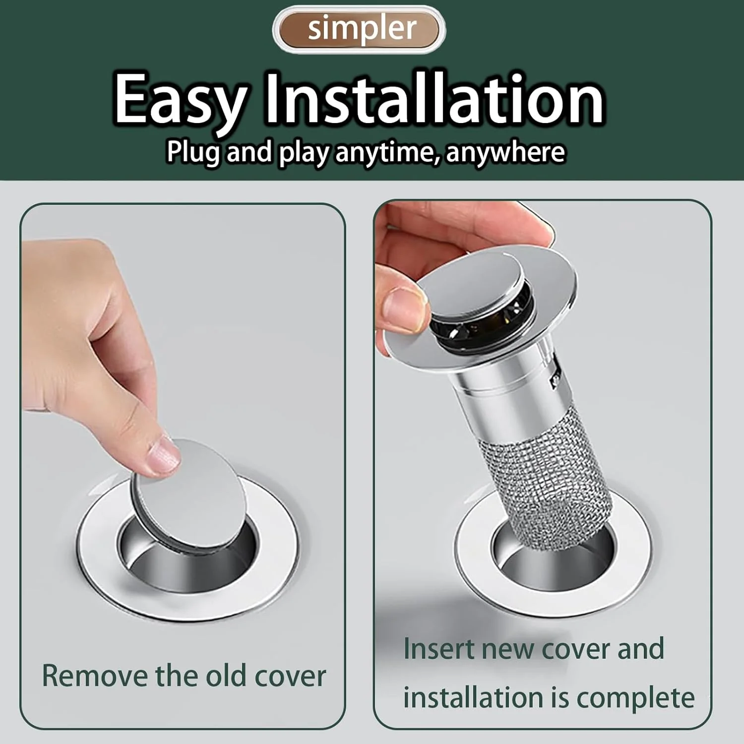 Drainage Plug | Clog-free stainless steel filter | FilterPro - Image 4