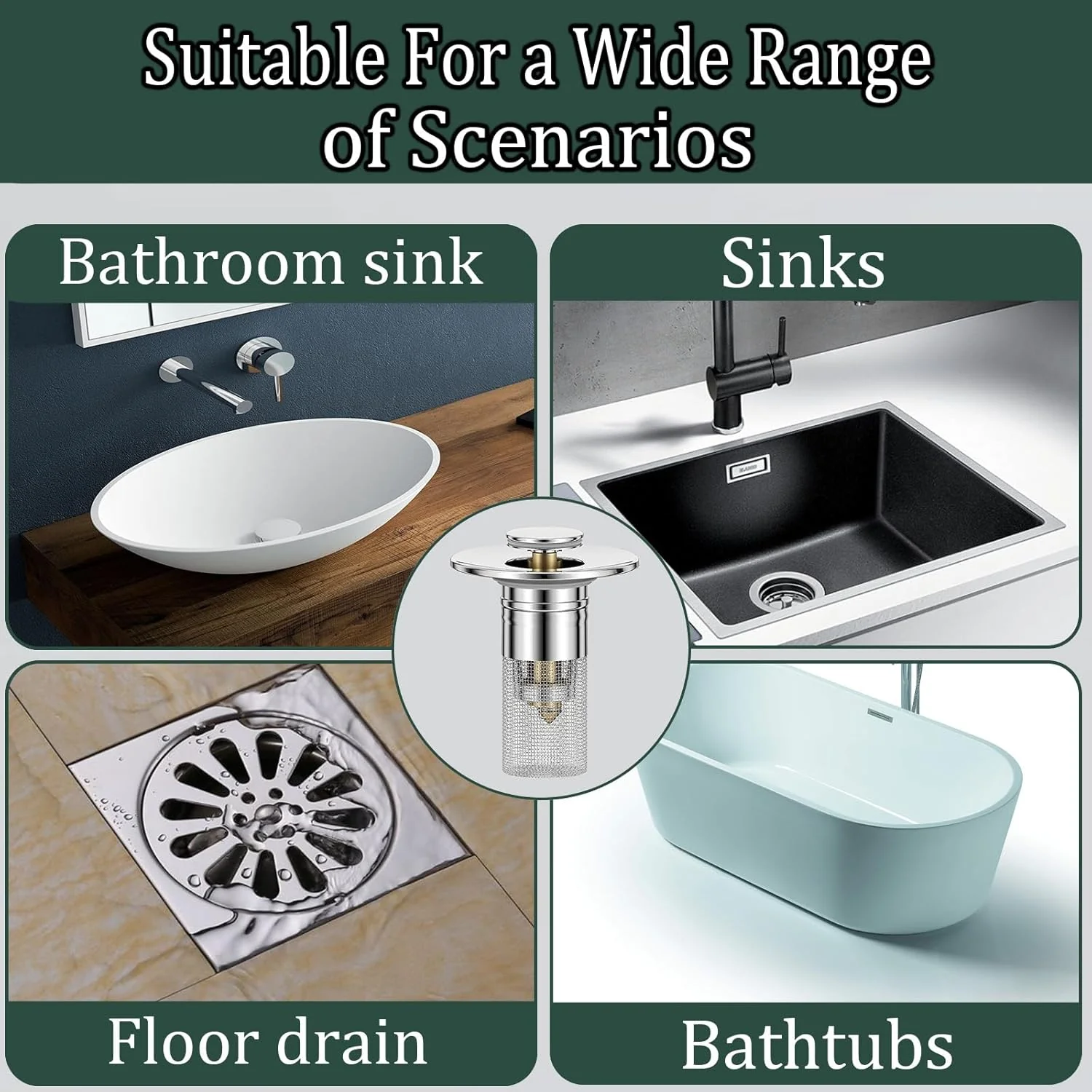 Drainage Plug | Clog-free stainless steel filter | FilterPro - Image 6