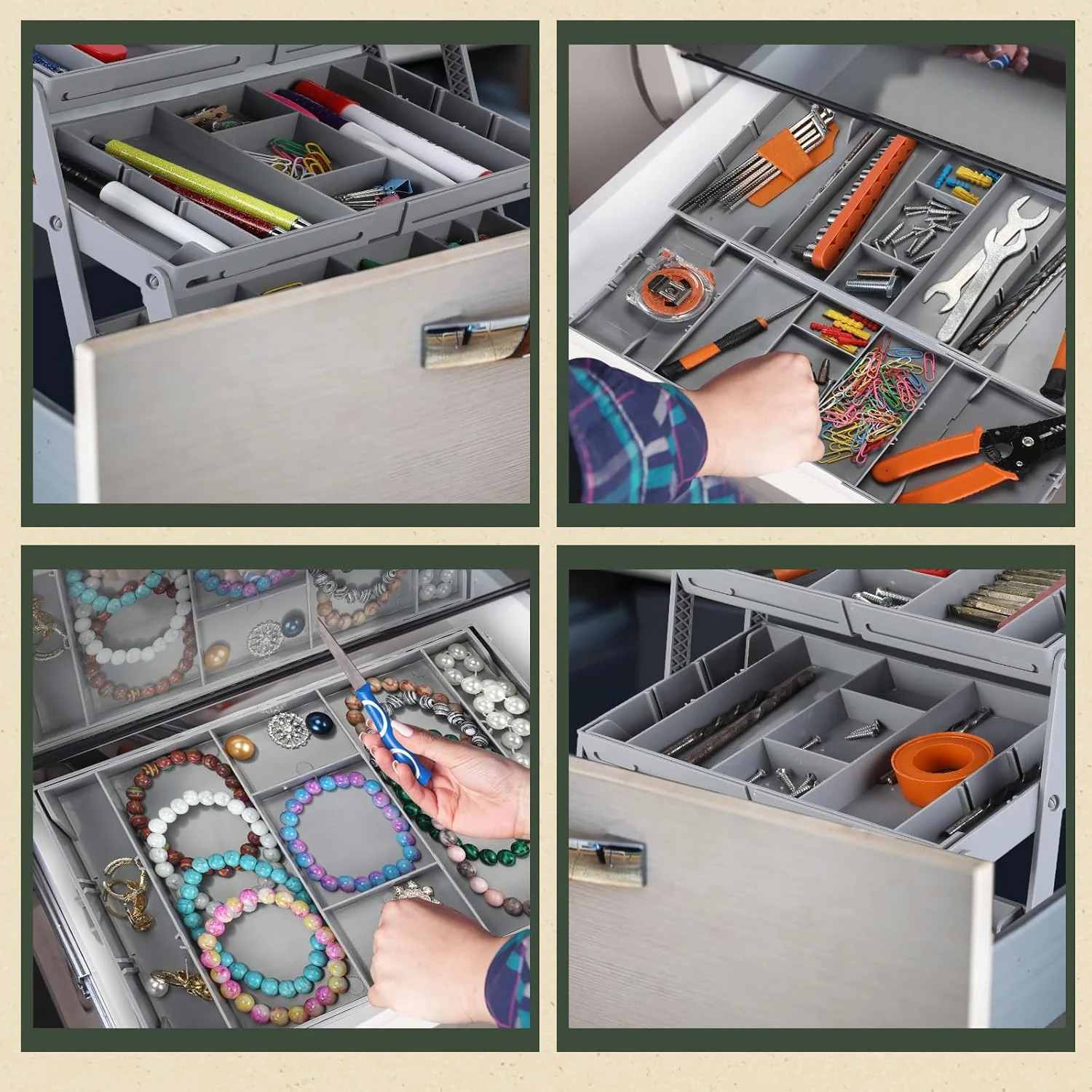 Drawer Organizer | 3-Tier Expandable Design | Adjustable Compartments | Drawify - Image 8