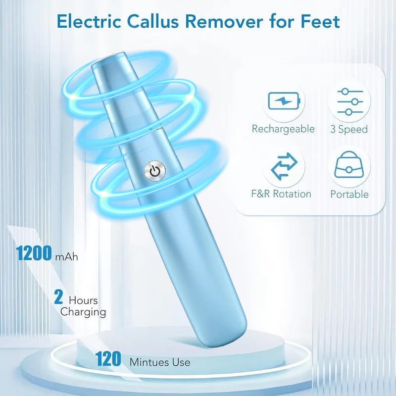 Electric Callus Remover | Powerful Pedicure Tool | Smooth Feet at Home | SilkStride - Image 6