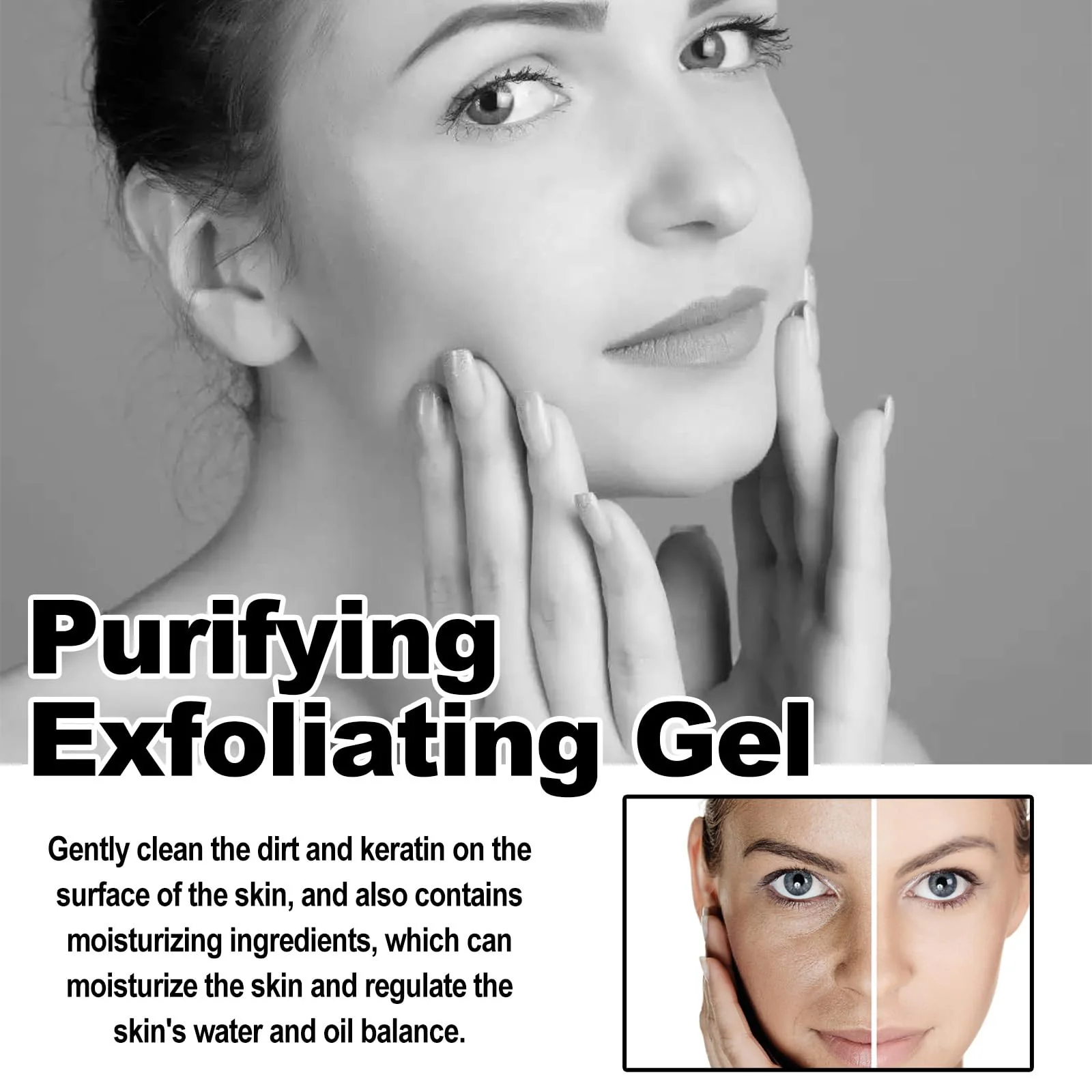 Exfoliating Gel | Gentle Peeling Formula | Deep Hydration | FreshSkin - Image 3