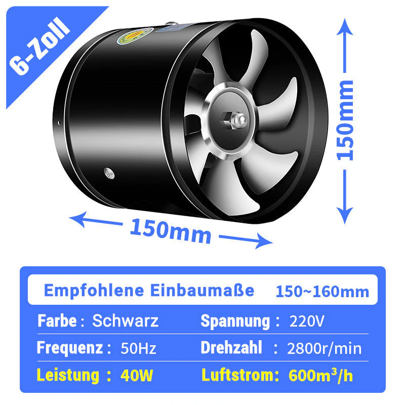 Exhaust Ventilation Fan | Quiet High Power | Metal Housing | AeroFlow - Image 14