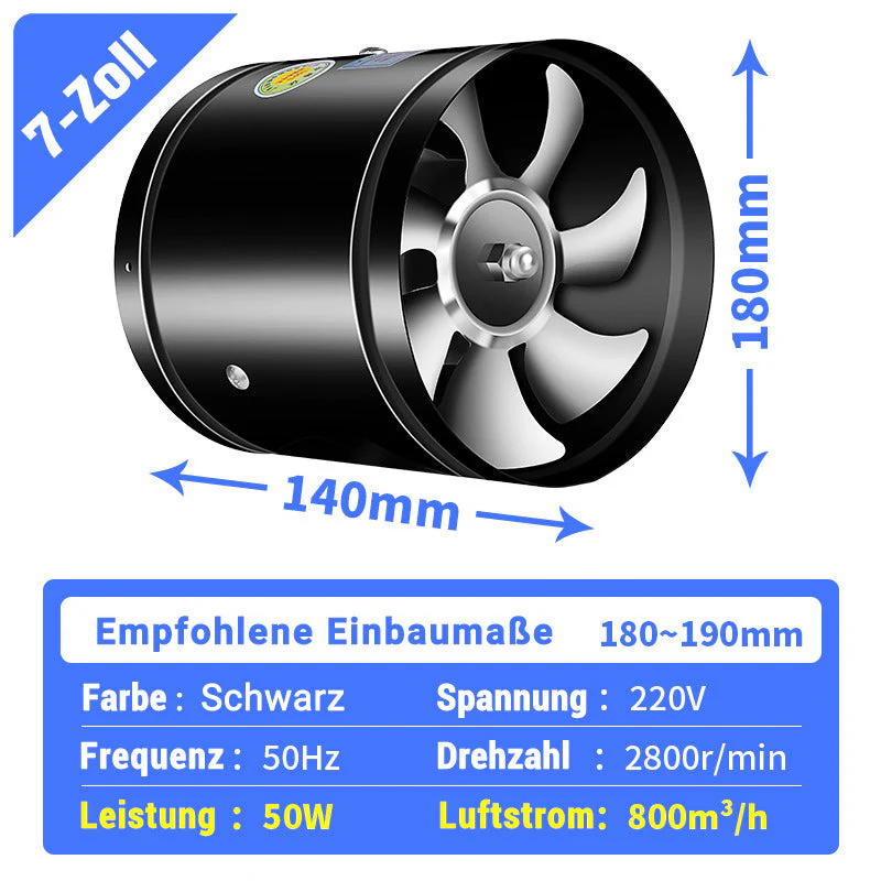 Exhaust Ventilation Fan | Quiet High Power | Metal Housing | AeroFlow - Image 15
