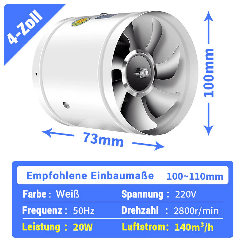 Exhaust Ventilation Fan | Quiet High Power | Metal Housing | AeroFlow - Image 17