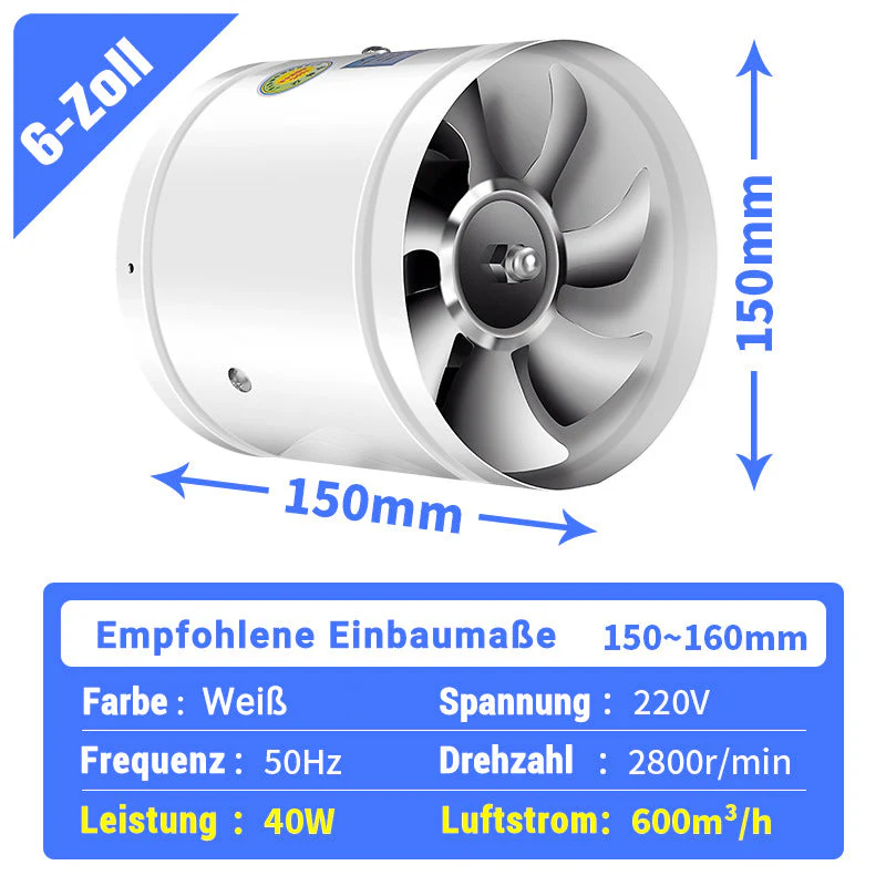 Exhaust Ventilation Fan | Quiet High Power | Metal Housing | AeroFlow - Image 18