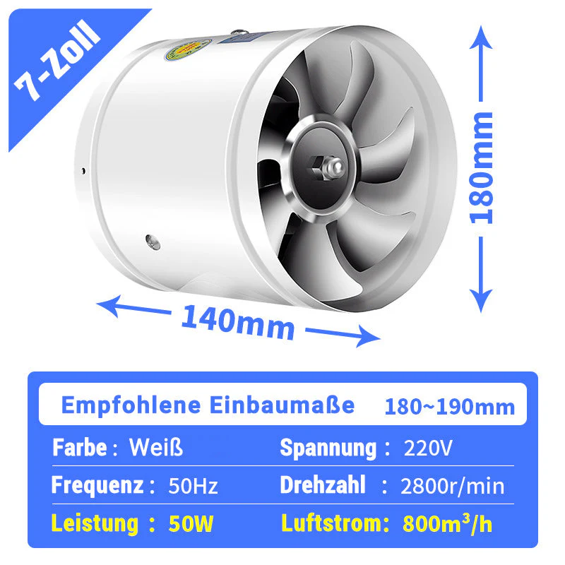 Exhaust Ventilation Fan | Quiet High Power | Metal Housing | AeroFlow - Image 19