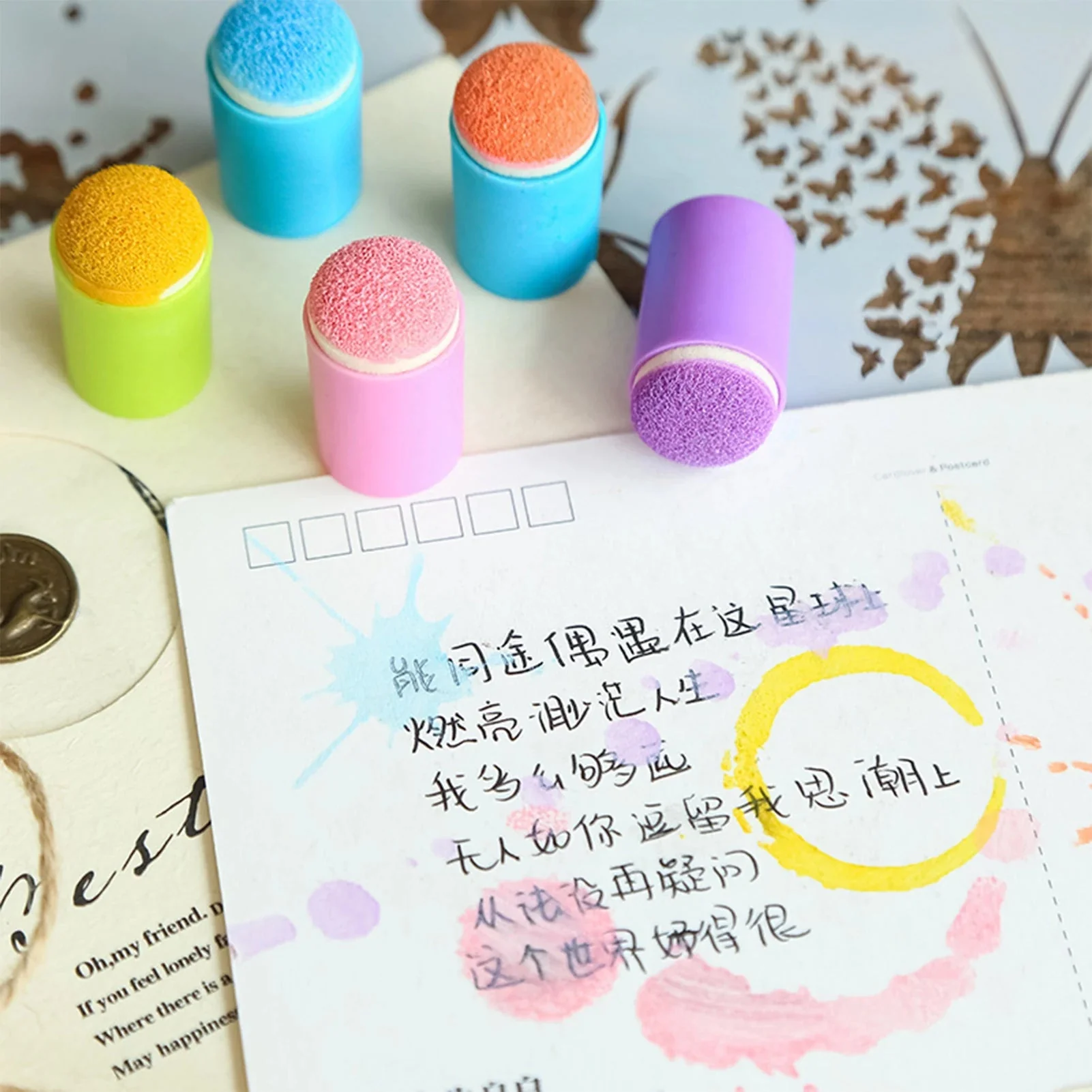 Finger Sponge Set | Clean Color Blending | Mess-Free Art | Creative Craft Tool | ColorCushion - Image 5