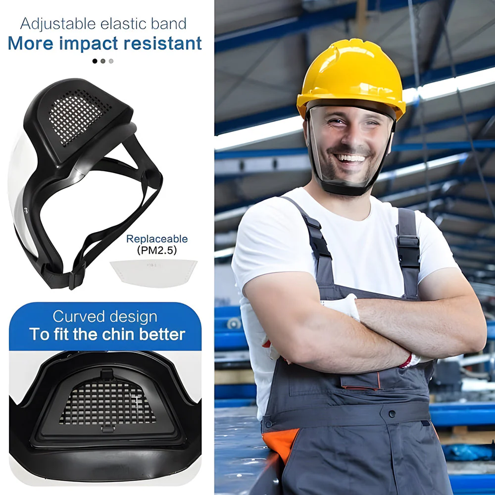 Full Face Safety Visor | Anti-Fog Shield | Dust & Splash Protection | VisorPro - Image 4