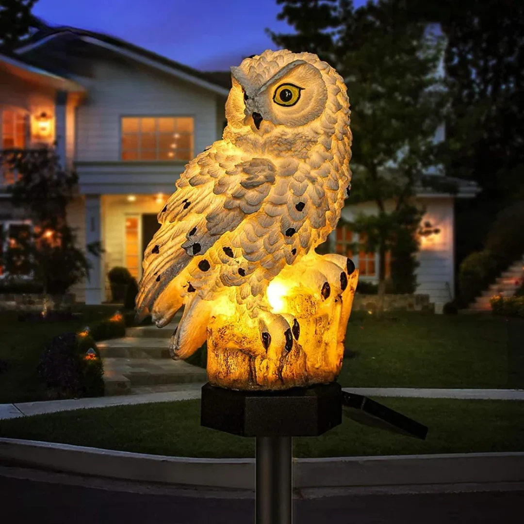 Garden Light Solar Outdoor Owl | Automatic Dusk to Dawn | LumaGarden