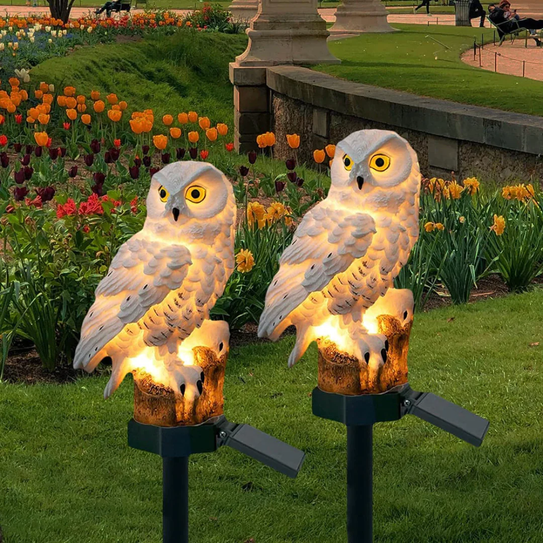 Garden Light Solar Outdoor Owl | Automatic Dusk to Dawn | LumaGarden - Image 2