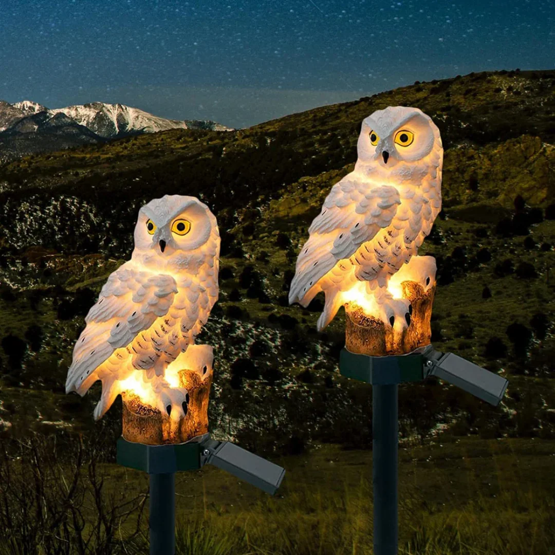 Garden Light Solar Outdoor Owl | Automatic Dusk to Dawn | LumaGarden - Image 3