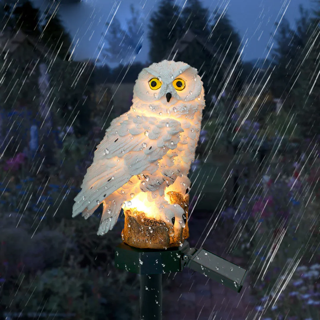 Garden Light Solar Outdoor Owl | Automatic Dusk to Dawn | LumaGarden - Image 4