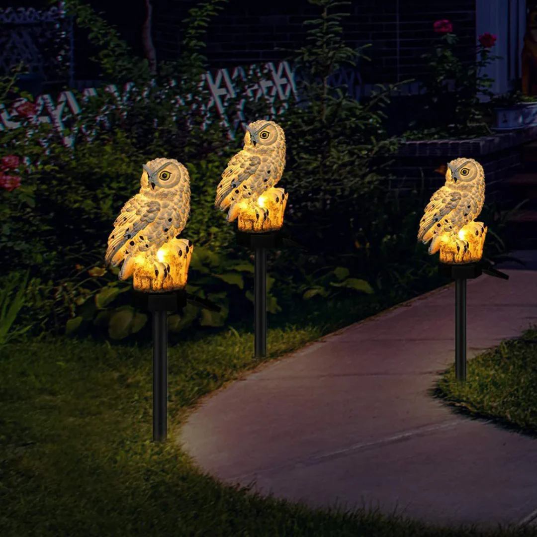 Garden Light Solar Outdoor Owl | Automatic Dusk to Dawn | LumaGarden - Image 5