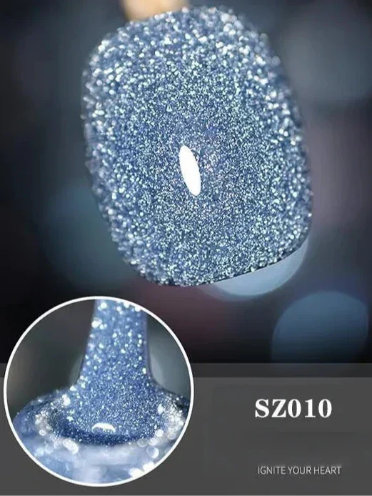 Gel Nail Polish | High-Gloss Sparkle Finish | Long-Lasting Wear | Sparkle & Shine Gel Polish - Image 12