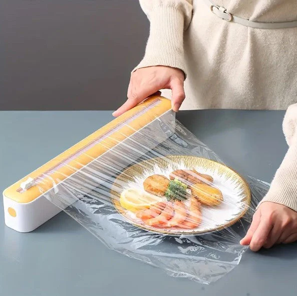 GlideTrim™ — Cut perfect wraps quickly and waste less every time