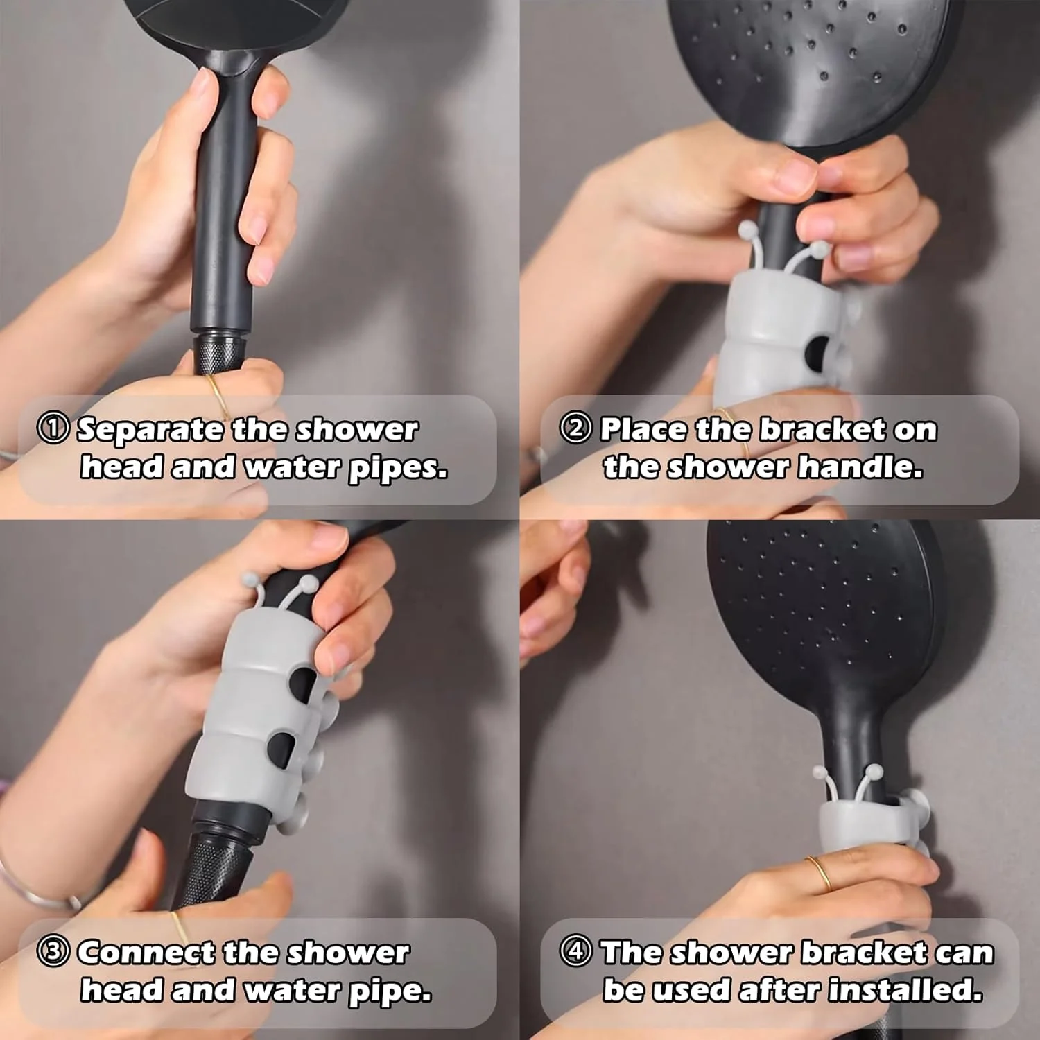 2+2 FREE | GripPro™ Shower Holder — Easily customize your shower height for kids and seniors - Image 3