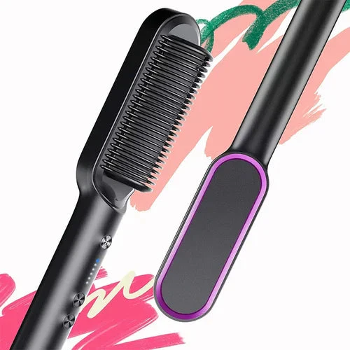 Hair Styling Comb Fast Frizz-Free Styling | Ionic Anti-Scald Technology | QuickGlam - Image 9