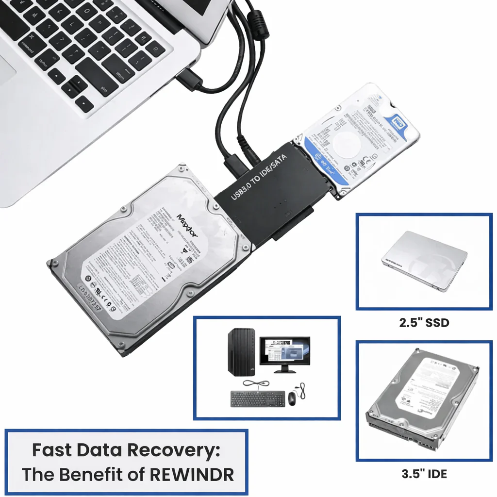 Hard Drive Converter | USB 3.0 High-Speed Data Recovery | RecoverPro - Image 4