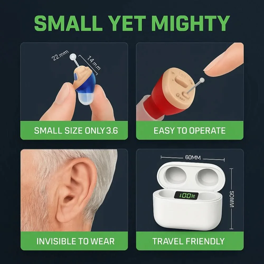 Hearing Aids | Invisible Discreet Fit | Rechargeable Clear Sound | AURIS PRO - Image 7