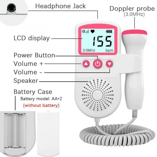 Heart Rate Monitor | Hear Baby Heartbeat at Home | HeartHush - Image 3