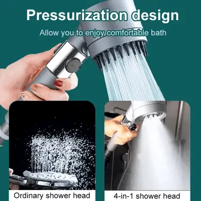 High Pressure Shower Head | Micro Nozzle Spray Boost | Built In Filter Flow | TurboHead - Image 2