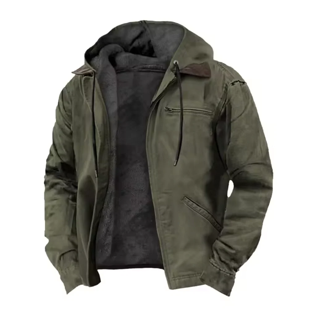Hooded Jacket | Zip Up Jacket | Warm Everyday Comfort - Image 4
