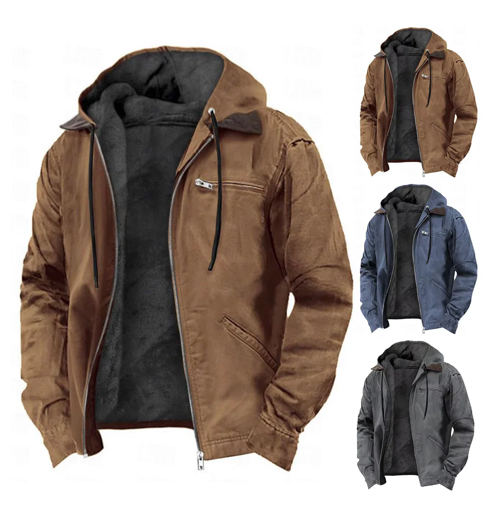 Hooded Jacket | Zip Up Jacket | Warm Everyday Comfort - Image 7