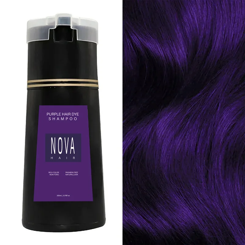 Instant Dye Shampoo | Gray Hair Coverage | NovaHair - Image 7