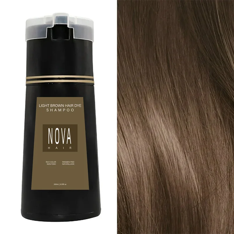 Instant Dye Shampoo | Gray Hair Coverage | NovaHair - Image 8