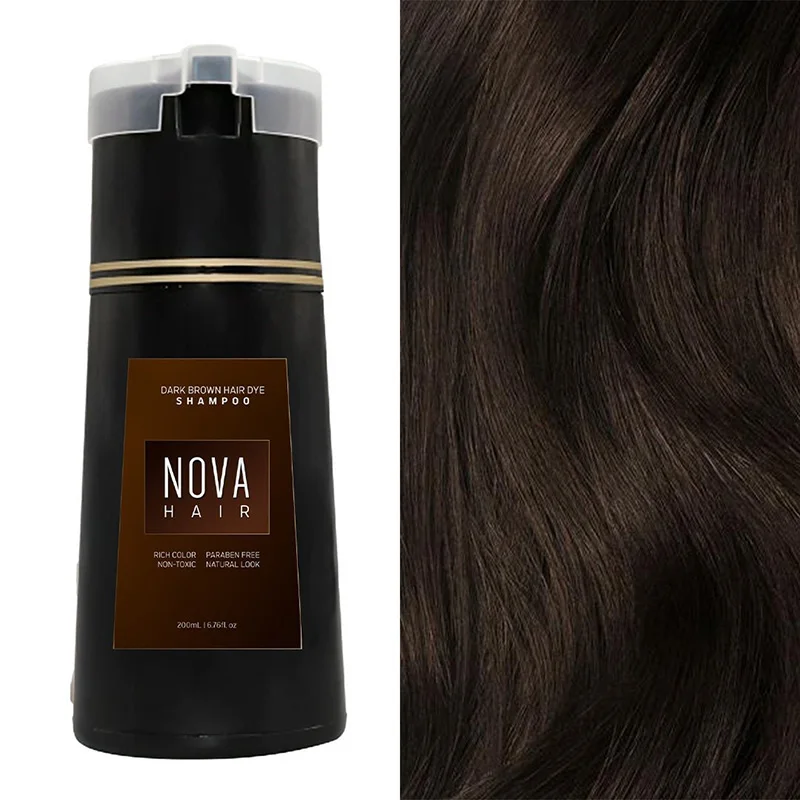 Instant Dye Shampoo | Gray Hair Coverage | NovaHair - Image 9
