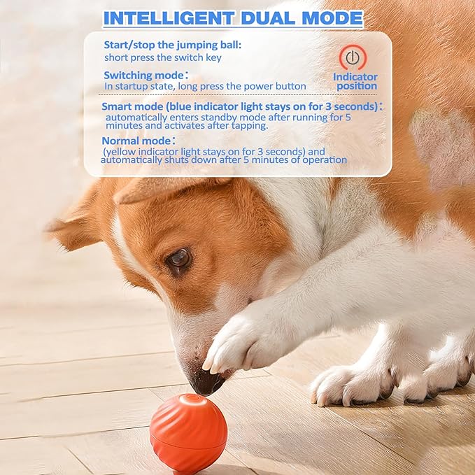Interactive Dog Toy | Endless Energy Release | Smart Interactive Motion Ball for Dogs | BarkBounce - Image 13