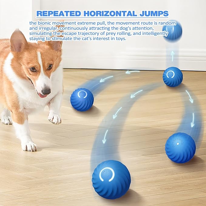 Interactive Dog Toy | Endless Energy Release | Smart Interactive Motion Ball for Dogs | BarkBounce - Image 3