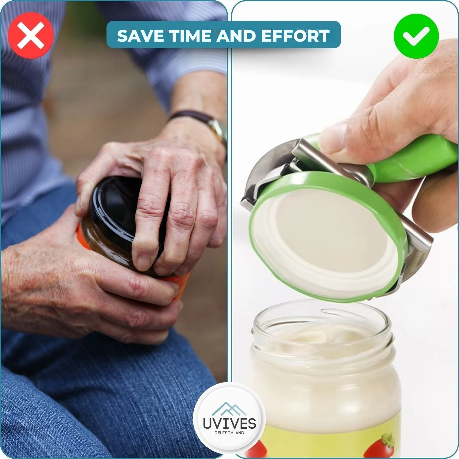 Jar Opener | Adjustable Grip | Ergonomic Handle | CapCracker - Image 2