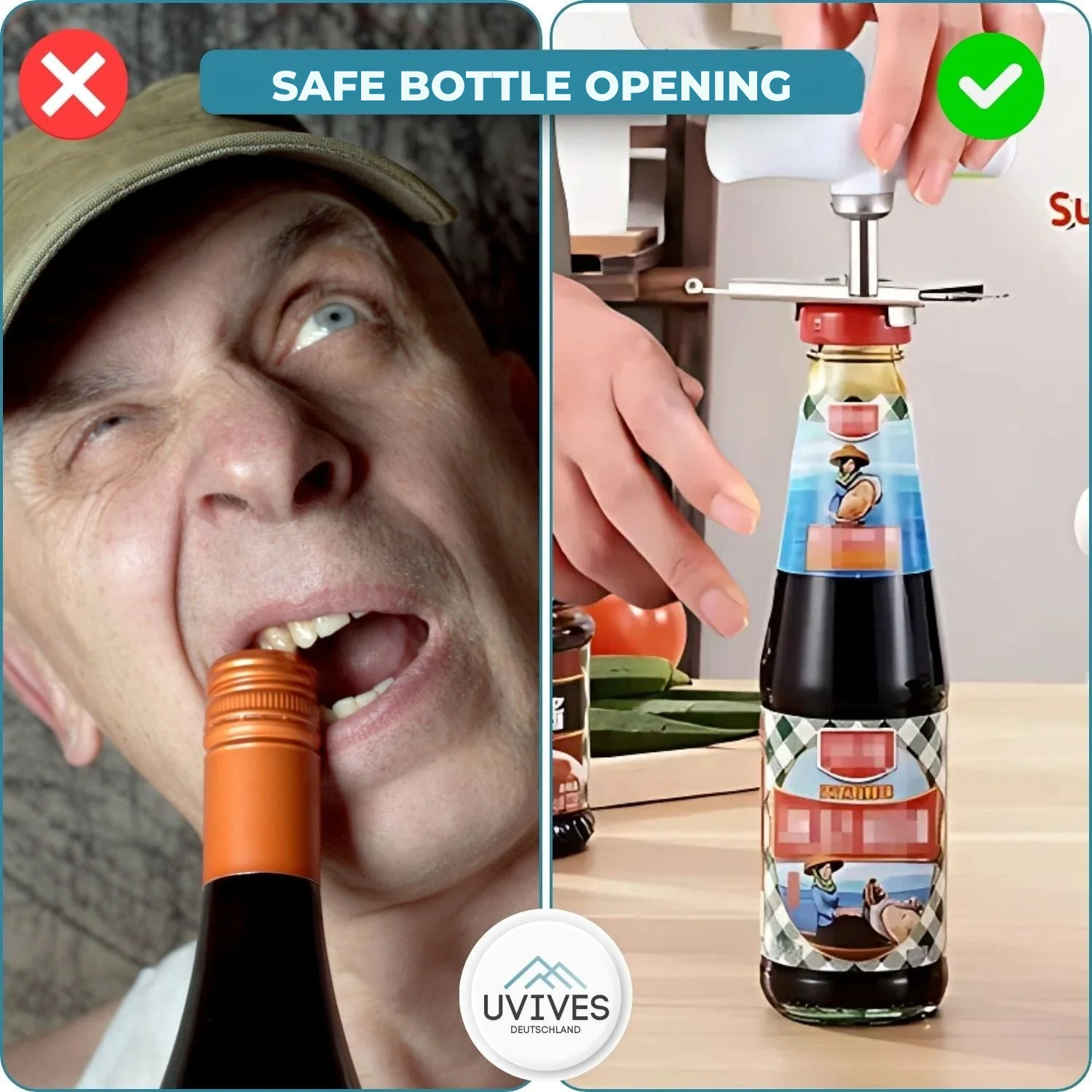 Jar Opener | Adjustable Grip | Ergonomic Handle | CapCracker - Image 3
