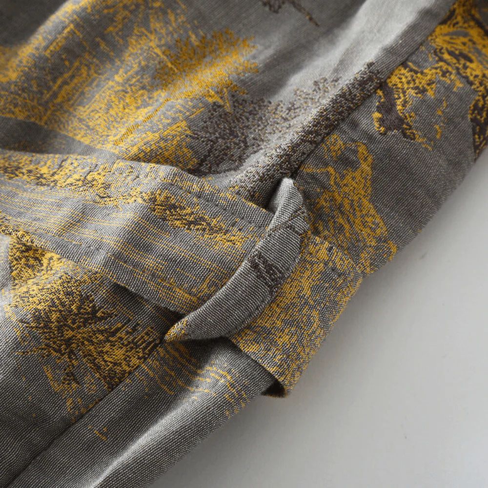 Kimono Bathrobe | Unisex Retro Design | Lightweight & Breathable | Wellness Comfort | Kimora - Image 5