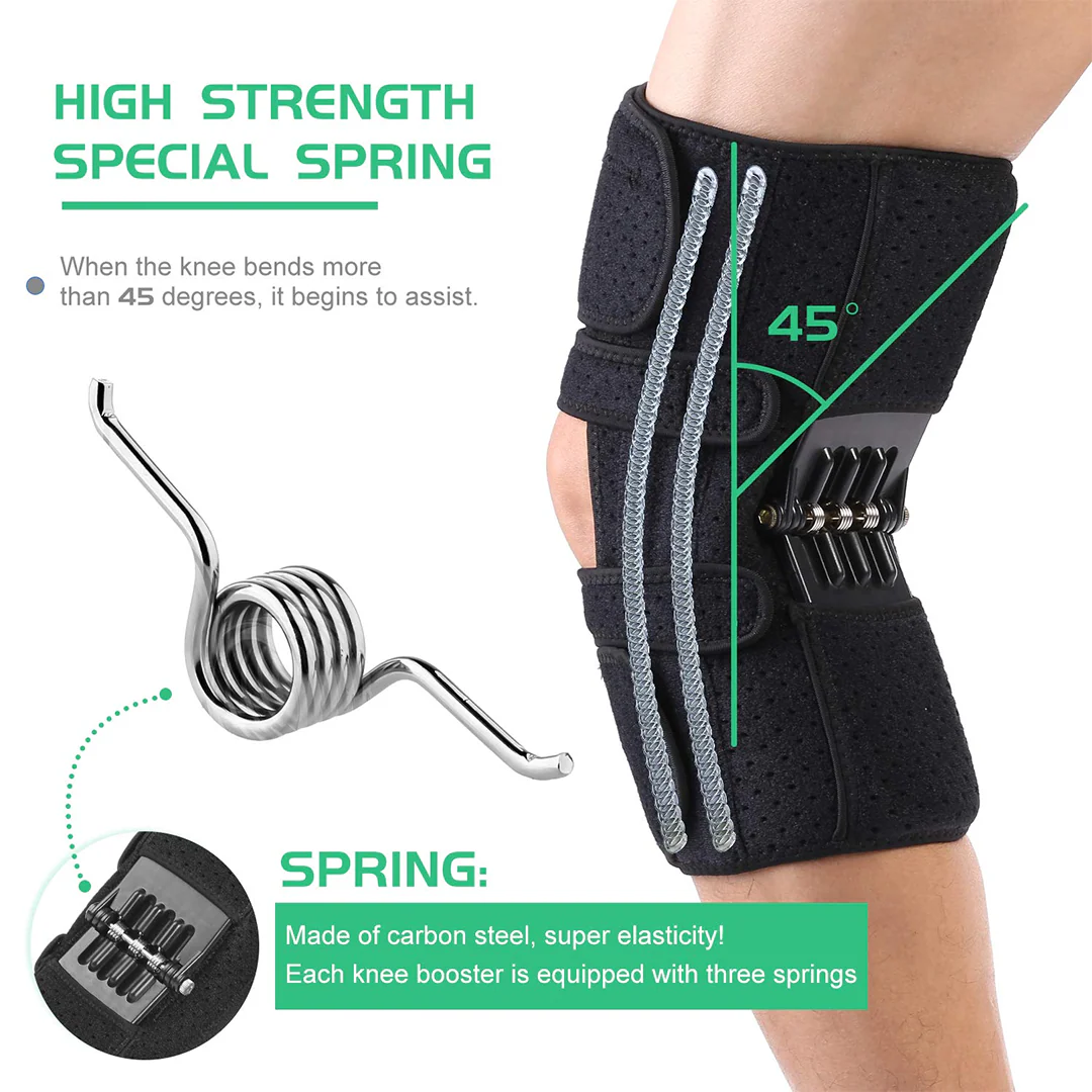 Knee Stabilizer Brace | Spring Support Assist | Adjustable Strap Fit | PowerKnee - Image 6
